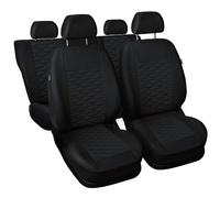 Coprisedili Auto in Similpelle Nero Fodere Complete per Suzuki Vitara I II III