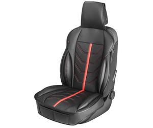 Coprisedili auto Kimi nero/rosso, 1 pezzo