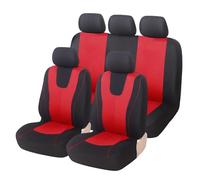Coprisedili Auto Per Accord Per City Per Civic CRV CRZ Per Elysion Per Fit Per Jade Per Jazz Per Insight Protezione Seggiolino Coperture Sedile In Tessuto Coprisedili Sedili Completo Auto(5Seats-Red)