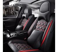 Coprisedili Auto Per Ford Per Ranger Per Focus Per Fiesta Per S-max Per Mondeo Per Explorer Per Ecosport Tutti I Modelli Proteggi Sedile Auto(Nero rosso,Luxury)
