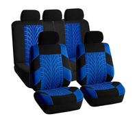 Coprisedili Auto per Ford Puma Gen-E (2024-), Anteriore Posteriore Coprisedile, Completo Traspirante Tutte Stagioni, Accessori Auto,Black-Blue