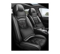 Coprisedili Auto Per Peugeot 308 307 | Coprisedile protettivo in stile pelle PU Coprisedile a copertura totale(Black Gray,LUXUry)