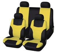 Coprisedili Auto Per Skoda Per Yeti Per Combi Per Karoq Per Kodiaq Fodera Protettiva In Tessuto Per Sedile Auto Cuscino Protezione Sedile(5Seats-yellow)