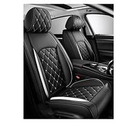 Coprisedili Auto per V-W Golf VII 7 2011-2020, Personalizzati Coprisedile in Pelle PU Impermeabile Set Copri Sedile Airbag Compatibile Accessori,D/Black White