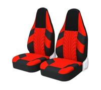 Coprisedili Auto Per Zoe Per Aygo Per Citroen C1 Un Paio Di Coprisedili Anteriori Auto Universali Per La Maggior Parte Delle Auto Protezione Per Sedili A Secchiello Coprisedile Auto(2pcs RED)