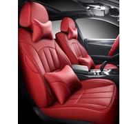 Coprisedili Auto Set Completo Coprisedili Auto In Pelle Per Suzuki Per Swift 2005-2012 Accessori Interni Personalizzati Impermeabili Copri sedile Protettivi(Rosso,Deluxe)