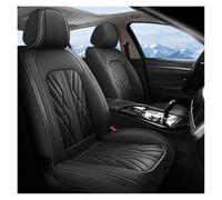 Coprisedili Auto Set Completo Di Coprisedili Universali In Similpelle Per Auto Per Jaguar XF F-Pace E-pace I-Pace X-Type XE XJ XK Protezione Sedile(Nero,Standard)