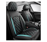 Coprisedili Auto Universale Per FIAT Abarth 500/Abarth 500C/Abarth 500 esseesse, Copri Sedile Auto Impermeabile Traspirante,Pelle PU Morbida Con Tessuto Intrecciato,Comfort(Black blue)