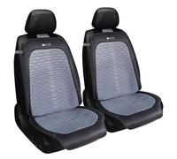 Coprisedili Auto Universali Anteriori Grigio Trapuntati Imbottiti Airbag Set 2