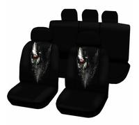 COPRISEDILI AUTO UNIVERSALI CON ZIP ADATTABILI LOGO STAMPATO N.1 TESCHIO SCIOLTO