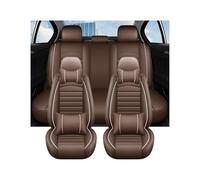 Coprisedili auto universali in pelle, set completo compatibile con Audi A6 4F W211/Skoda Kodiaq Clio 4/Ford Focus Mk4, accessori auto per interni da donna(Style14 5 seats with pillow)