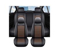 Coprisedili auto universali in pelle, set completo compatibile con Audi A6 4F W211/Skoda Kodiaq Clio 4/Ford Focus Mk4, accessori auto per interni da donna(Style6 5 seat)