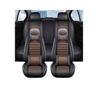 Coprisedili auto universali in pelle, set completo compatibile con Audi A6 4F W211/Skoda Kodiaq Clio 4/Ford Focus Mk4, accessori auto per interni da donna(Style11 5 seats with pillow)