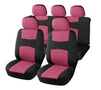 COPRISEDILI AUTO UNIVERSALI MODELLO TRAPUNTATO ROSA POTERIORI CON ZIP - A20