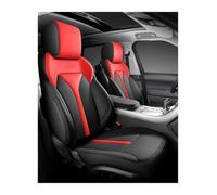 Coprisedili Auto Universali Per MG MG5 MG4 HS ZS EV MULAN MG6 | Regali antiscivolo Interni Durevoli Coprisedili per auto traspiranti alla moda personalizzati in PU(Nero rosso)