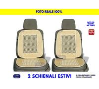 Coprisedili auto universali schienali estivi traspiranti anteriori avorio per in