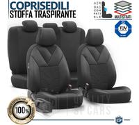 COPRISEDILI Auto Universali Tessuto COMPLETI Anteriori + Posteriori TÜV CERTIFIC
