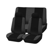 COPRISEDILI AUTO UTILITARIA MEDIO-PICCOLE FODERE BICOLORE NERO/GRIGIO SCURO