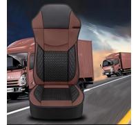 Coprisedili Camion per Iveco Daily Eurocargo Trakker S-WAY X-WAY,Nero/Rosso/Marrone/Blu Protezione Sedili Maglia Pelle Guidatore Passeggero Anteriore Ergonomico Lombare Accessori Interno Camion