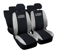 COPRISEDILI COMPATIBILE CON A3 FODERE AUTO SEDILI BICOLORE NERO GRIGIO CHIARO