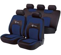 coprisedili compatibile con fiat panda 2012-in poi 11778 blu zipp fodere auto