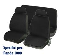 COPRISEDILI COMPATIBILI CON PANDA 1000 COTONE ELASTICIZZATO NERO