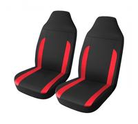 COPRISEDILI COMPATIBILI CON SMART 2 SERIE W451 COLORE ROSSO COPPIA ANTERIORE