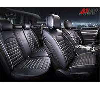 Coprisedili Completi In PU Pelle Nera E Bianca Per BMW Serie 3 5 E46 E60 E90 E39