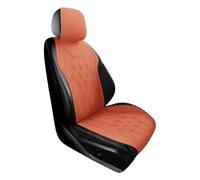 Coprisedili Coprisedile Universale Per Tutte Le Stagioni, In Pelle Scamosciata Traspirante, Coprisedile Ultra Sottile In Pelle Scamosciata Coprisedile(Orenge seat D)
