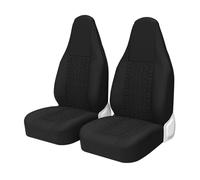 Coprisedili Coprisedili Per Auto Con Schienale Alto, Universali, Per La Maggior Parte Dei Sedili Sportivi Per Toyota Per Aygo 2007 Coprisedile(BLACK 2PCS D)