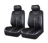 Coprisedili Coprisedili Universali In Pelle E Tessuto A Rete Adatti Per La Maggior Parte Degli Compatibili Con Airbag Per Camion SUV Per Auto Copri Sedili Auto(2 front seat)