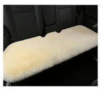 Coprisedili Cuscino per sedile auto in peluche, resistente al caldo e al freddo, accessori per interni auto Copri-sedile(Beige Rear 1PC)
