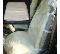 Coprisedili Da Officina100 Pezzi Coprisedili Addensato Antipolvere, Coprisedili Auto In Plastica Usa e Getta Trasparente Per Parcheggiatori Carrozzerie(140x80cm), Coprisedili Monouso Per Auto