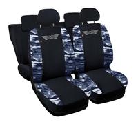 COPRISEDILI FODERE AUTO COMPATIBILI NERO - MIMETICO BLU (VEDI COMPATIBILITA)