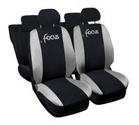 COPRISEDILI FODERE SEDILI COMPATIBILI CON FOCUS AUTO BICOLOR NERO GRIGIO CHIARO