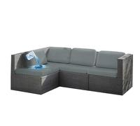 Coprisedili for mobili, copridivano elasticizzati, copridivano for esterni, copridivano idrorepellenti, fondo elastico di ricambio for cuscini da giardino, panca, patio, rattan e divani.(Light Gray,1-