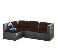 Coprisedili for mobili, copridivano elasticizzati, copridivano for esterni, copridivano idrorepellenti, fondo elastico di ricambio for cuscini da giardino, panca, patio, rattan e divani.(Dark Brown,2-