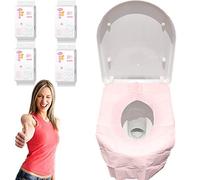 Coprisedili igienici usa e getta, 40 Ps extra large, morbidi e impermeabili, per bambini, donna, adulto, imballaggio indipendente, coprisedili per WC da viaggio, proteggere in servizi igienici