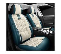 Coprisedili in pelle per auto compatibili con Chevrolet Cruze, Captiva, Cobalt, Onix, Sail, Sonic, Aveo, Lacetti, Orlando, cuscini anteriori e posteriori.(Beige Blue Front)