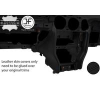 Coprisedili In Vera Pelle Nera 2X Per Ford Mustang 15-19