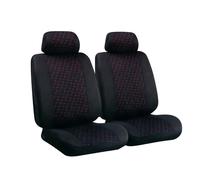 LAMPA - Glamur, coppia coprisedili anteriori in jacquard, universali - Nero