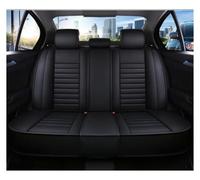 Coprisedili Macchina Per Hyundai per Solaris per Lancer X | Coprisedili universali in pelle PU a copertura totale(Black Back Row)