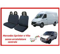 Coprisedili Mercedes Sprinter Vito senza arrotolatore set fodere kit antracite