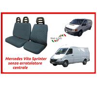 Coprisedili Mercedes Vito Sprinter senza arrotolatore kit fodere trapuntate blu