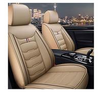 Coprisedili Per Auto A 5 Posti Per VW Per Amarok Per Atlas Per Per Jetta Per Bora Per Polo Per Golf Copertura Completa In Similpelle Coprisedile Protezioni Sedili Auto(Beige,Standard)