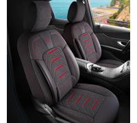 Coprisedili per Auto Adatto A Skoda Scala Monte Carlo Bodrum (Completo) Rosso