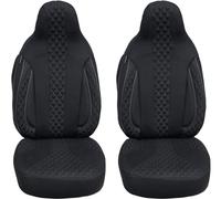 Coprisedili per auto compatibili con Fiat Doblo 1 2000 - 2010 conducente e passeggero, coprisedili FB: PL404 (nero)