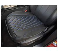 Coprisedili per auto compatibili con Hyundai Santa Fe 4 Gen 2018 conducente e passeggero, coprisedili FB: OT406 (cuciture nere/blu)