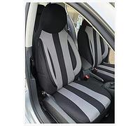 Coprisedili per auto compatibili con Mazda CX-9 2006 conducente e passeggero, coprisedili FB: MD501 (nero/grigio)