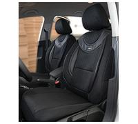 Coprisedili per auto compatibili con Volvo V50 S50 tipo M 2004 - 2012 Coprisedili conducente e passeggero, FB:G102 (nero)
